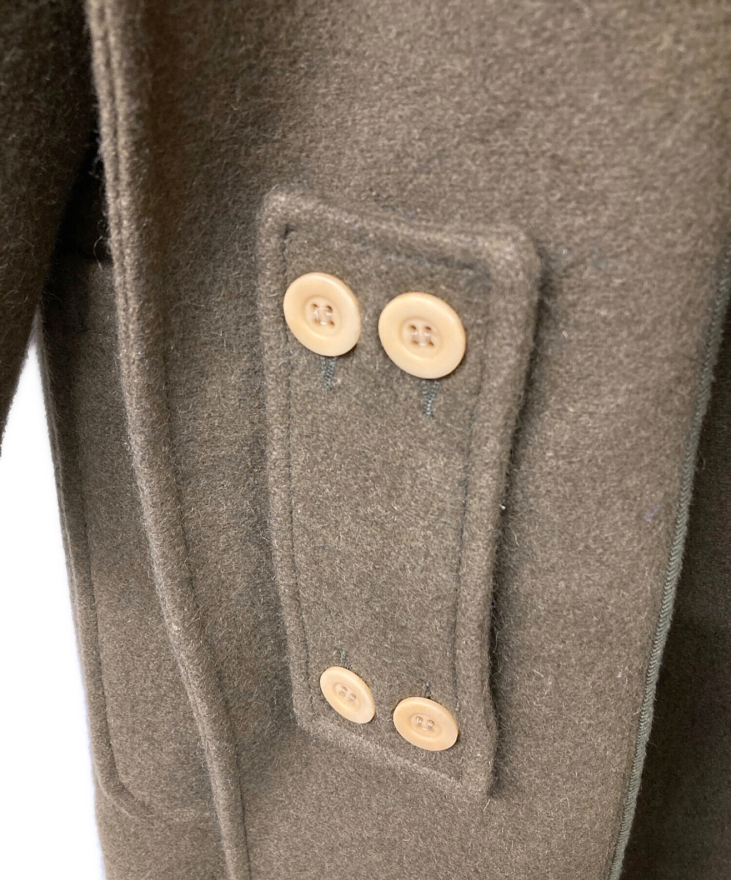 MONTGOMERY (モンゴメリー) STEVEN ALAN (スティーブンアラン) Duffle Issue 24 Overcoat  別注ダッフルコート グリーン サイズ:2