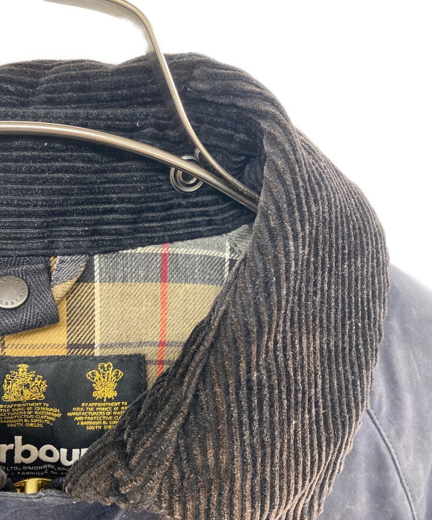 Barbour (バブアー) SL BEAUFORT JACKET オイルドコットンビューフォートジャケット ネイビー サイズ:36