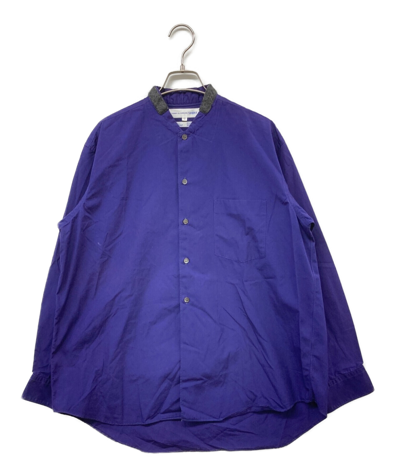 中古・古着通販】COMME des GARCONS SHIRT (コムデギャルソンシャツ) アーカイブ フェイクカラーシャツ パープル  サイズ:Ｓ｜ブランド・古着通販 トレファク公式【TREFAC FASHION】スマホサイト