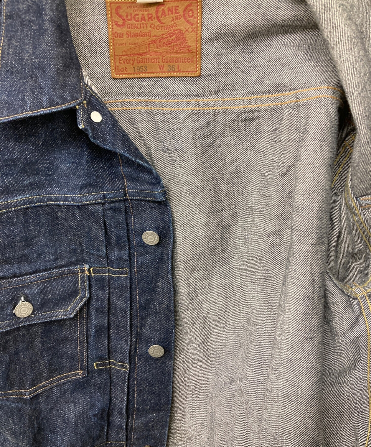 SUGAR CANE (シュガーケーン) 14.25oz. DENIM JACKET インディゴ サイズ:36