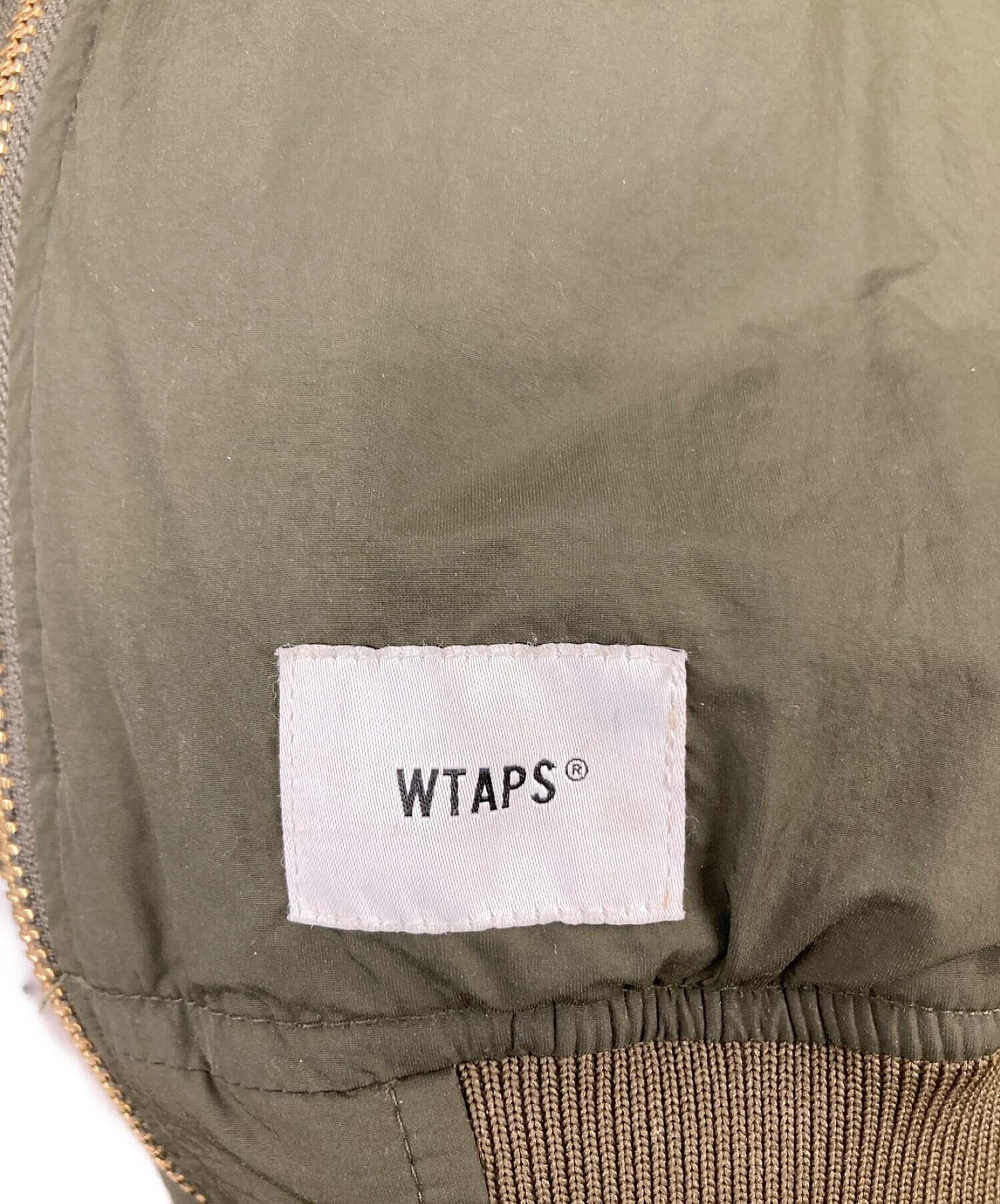 中古・古着通販】WTAPS (ダブルタップス) JACKET NYLON TAFFETA カーキ