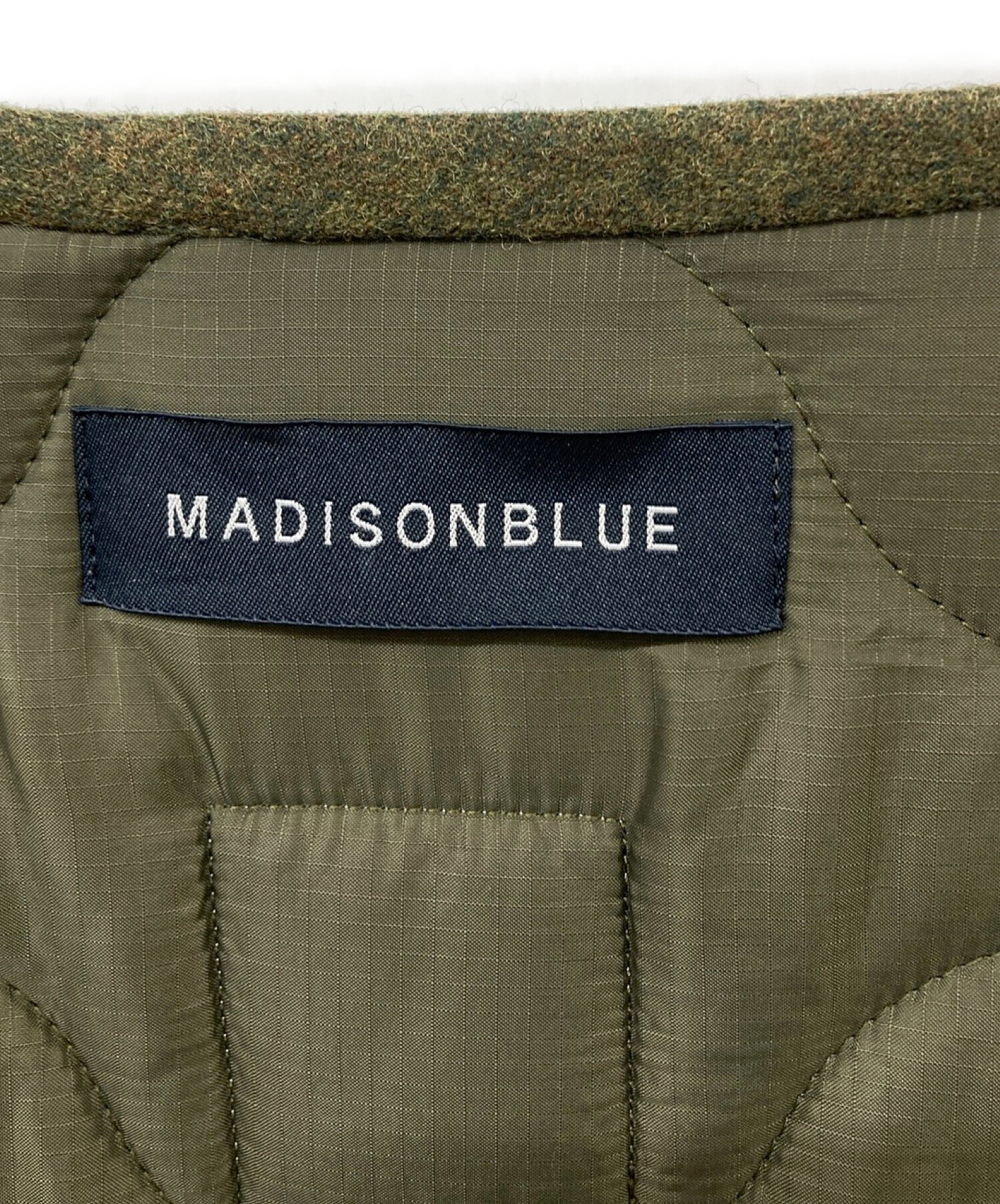 MADISON BLUE (マディソンブルー) キルティングコート グリーン サイズ:FREE