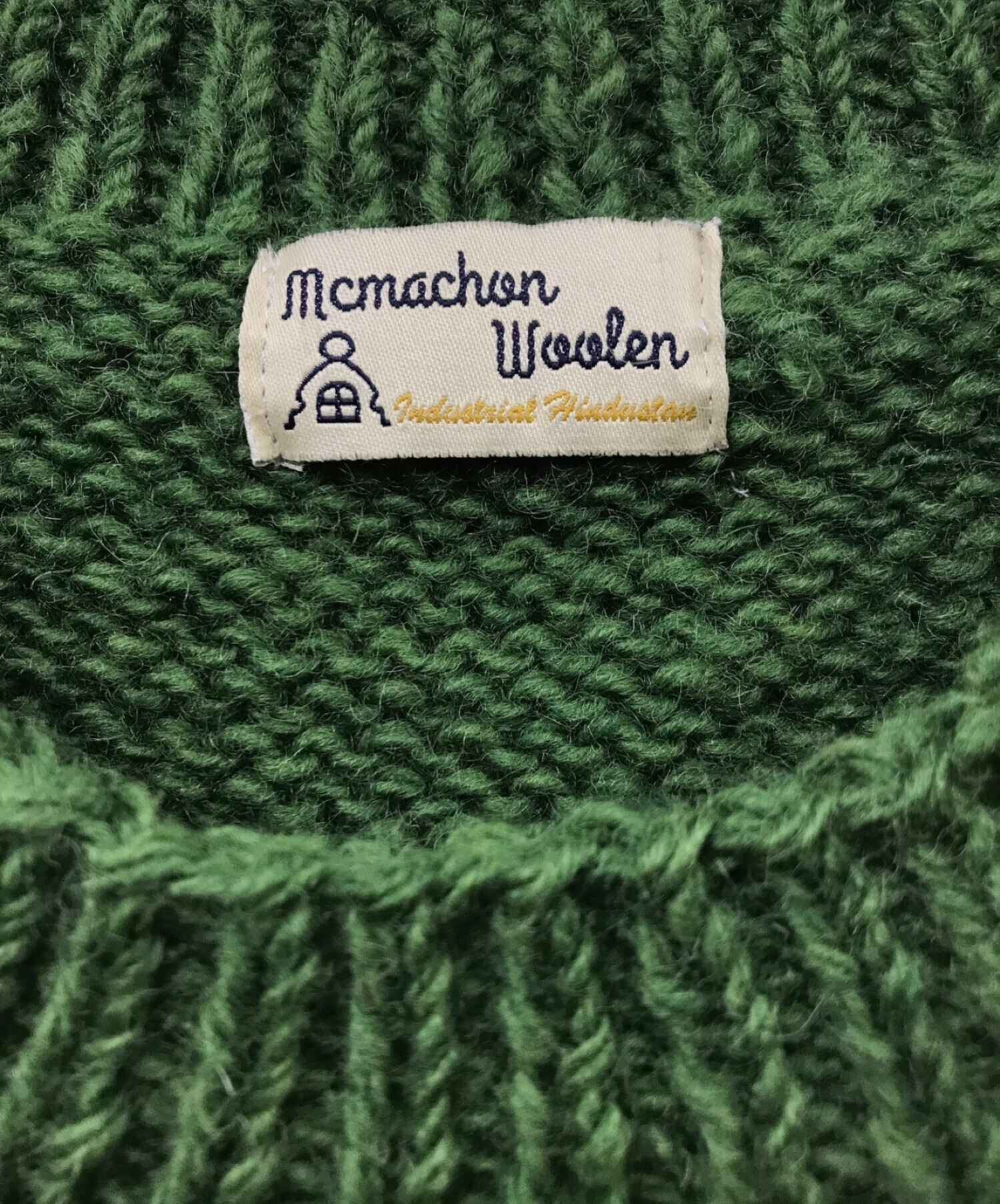 中古・古着通販】mcmachan woolen (マクマーンウーレン) 陰陽ニット