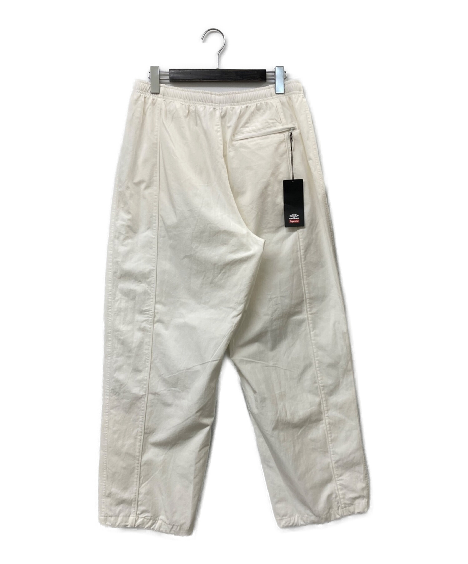 SUPREME (シュプリーム) UMBRO (アンブロ) 23AW Cotton Ripstop Track Pant ホワイト サイズ:L