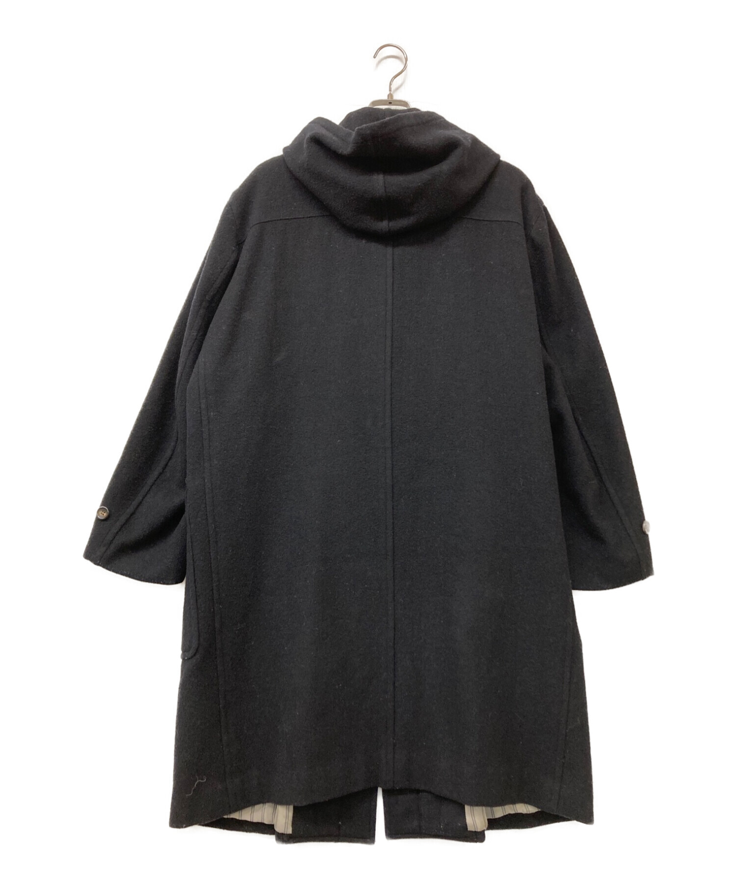 COMME des GARCONS HOMME (コムデギャルソン オム) オールドダッフルコート ブラック サイズ:M