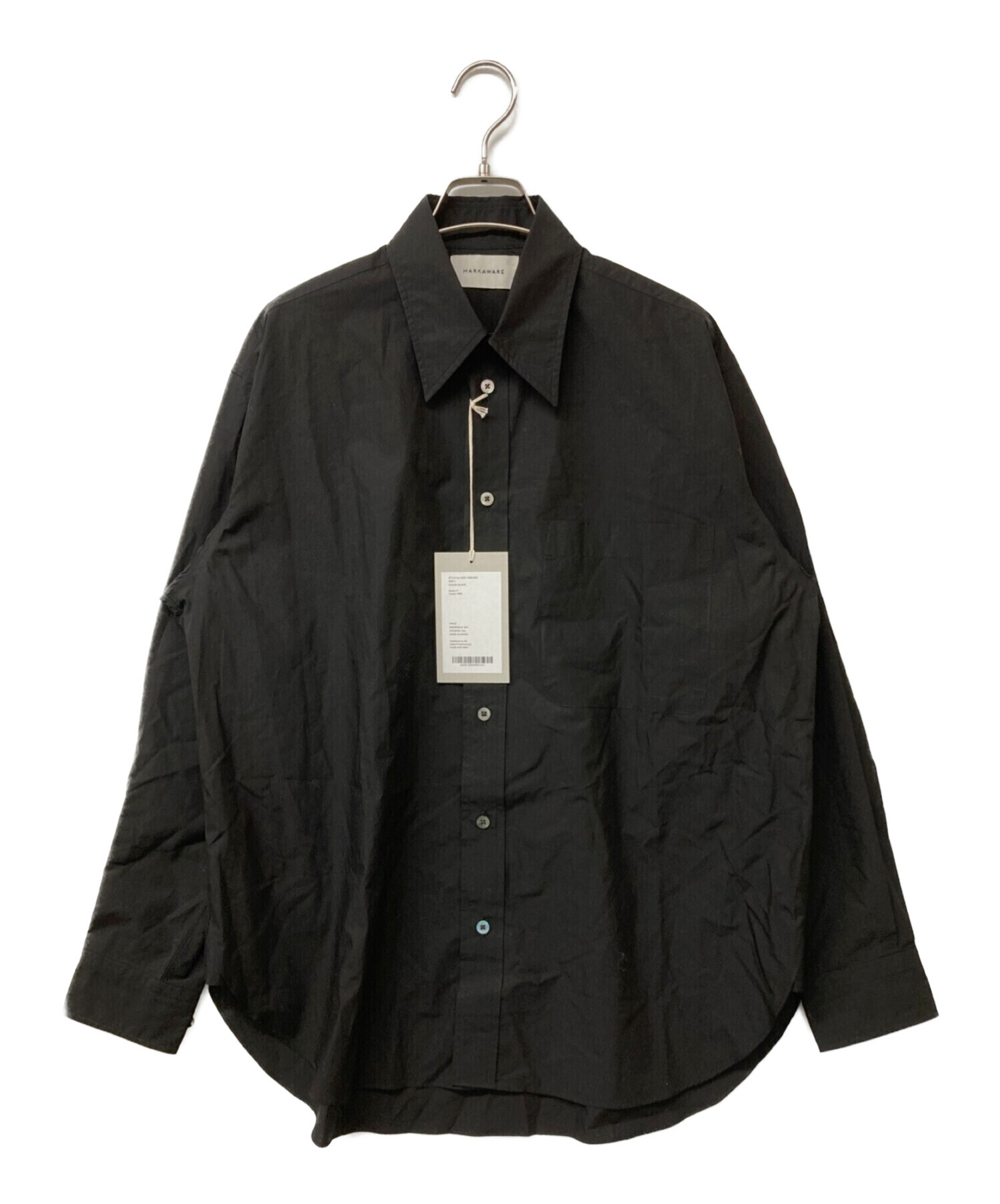 中古・古着通販】MARKAWARE (マーカウェア) WORKER SHIRTS ブラック