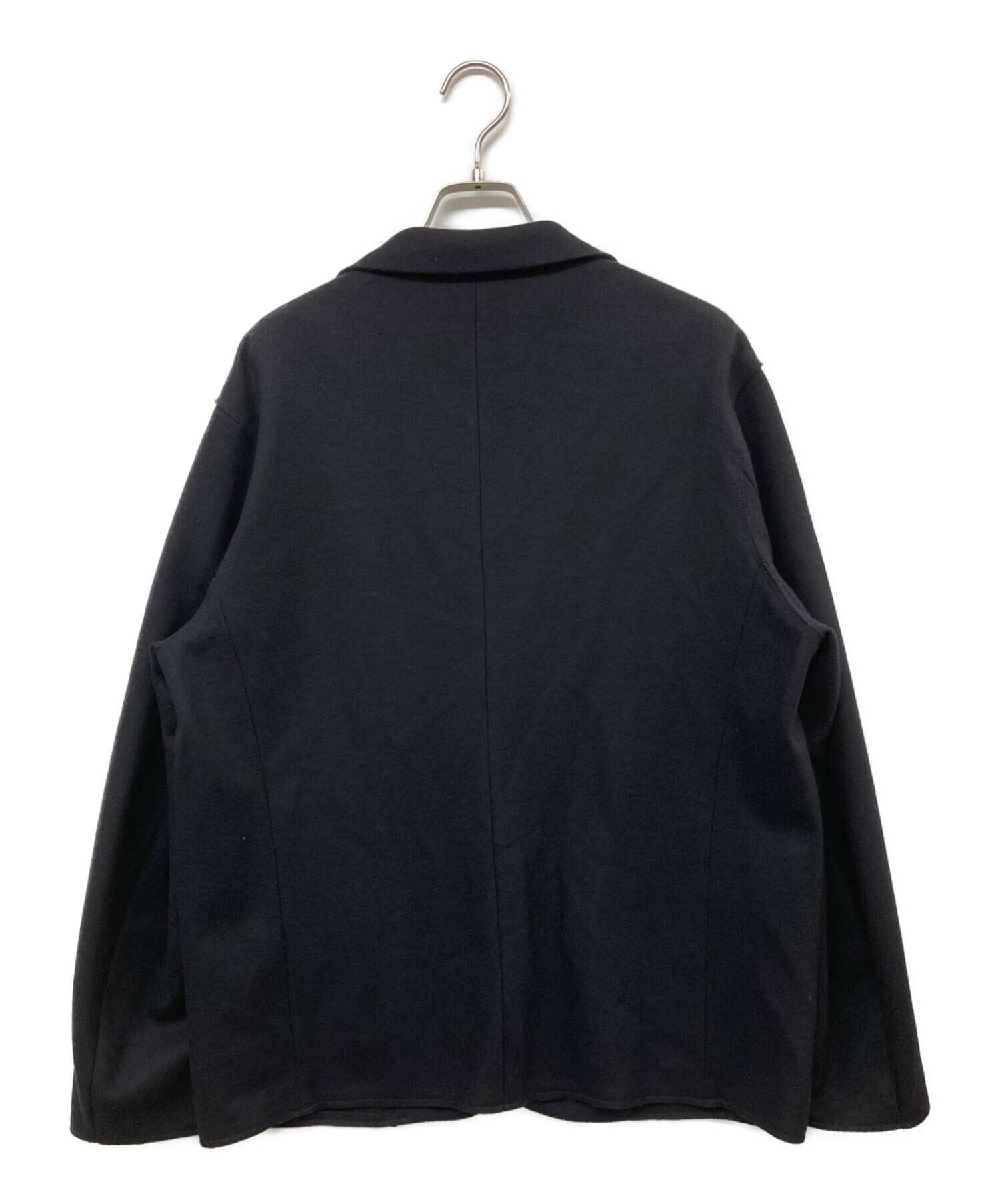 URU (ウル) WOOL PONCH / 2 BUTTON JACKET ウールポンチ2Bセットアップジャケット ネイビー サイズ:1