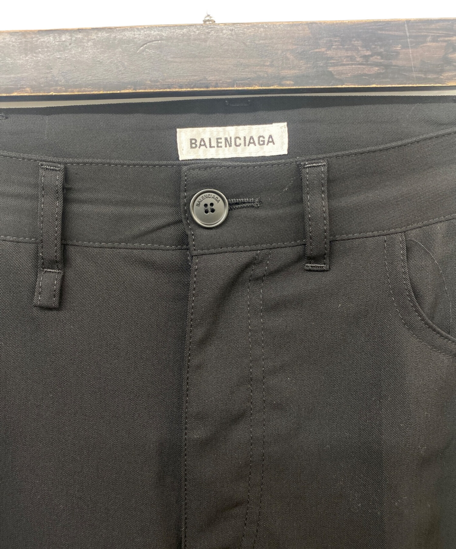 中古・古着通販】BALENCIAGA (バレンシアガ) ウールポリセンタープレス