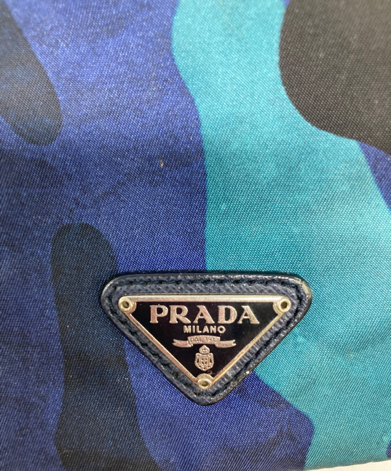 中古・古着通販】PRADA (プラダ) 巾着バッグ ネイビー｜ブランド・古着