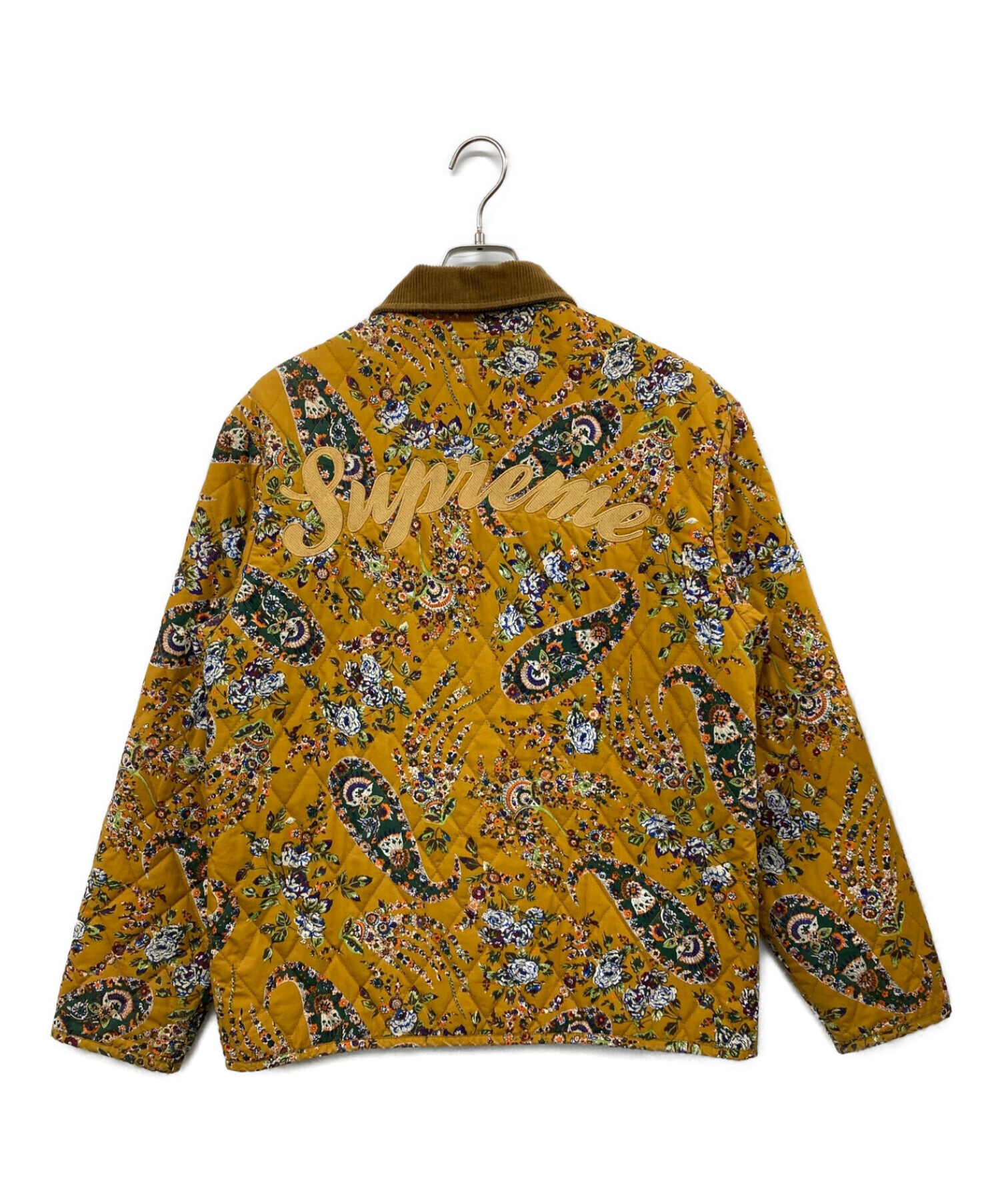 Quilted Paisley Jacket yellow