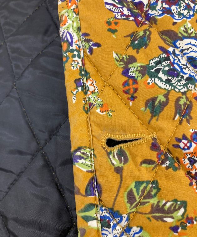SUPREME (シュプリーム) 19AW QUILTED PAISLEY JACKET イエロー サイズ:S