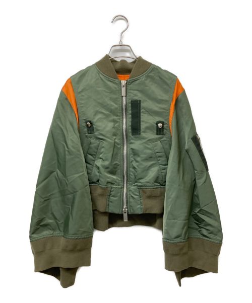 中古・古着通販】sacai (サカイ) 袖スリットMA-1ジャケット カーキ