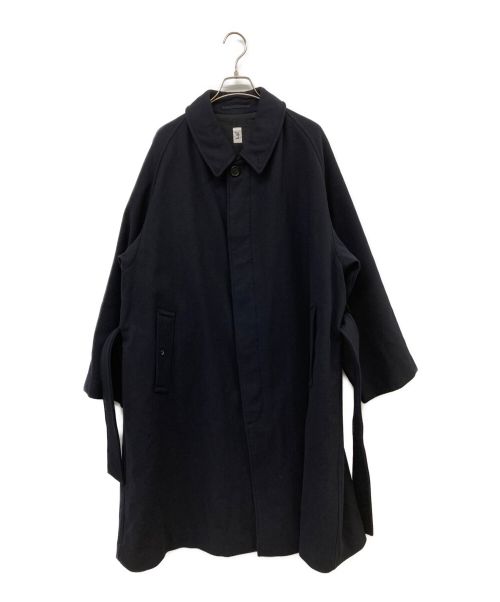 【中古・古着通販】LE (エルイー) WOOL Balcollar Coat ネイビー