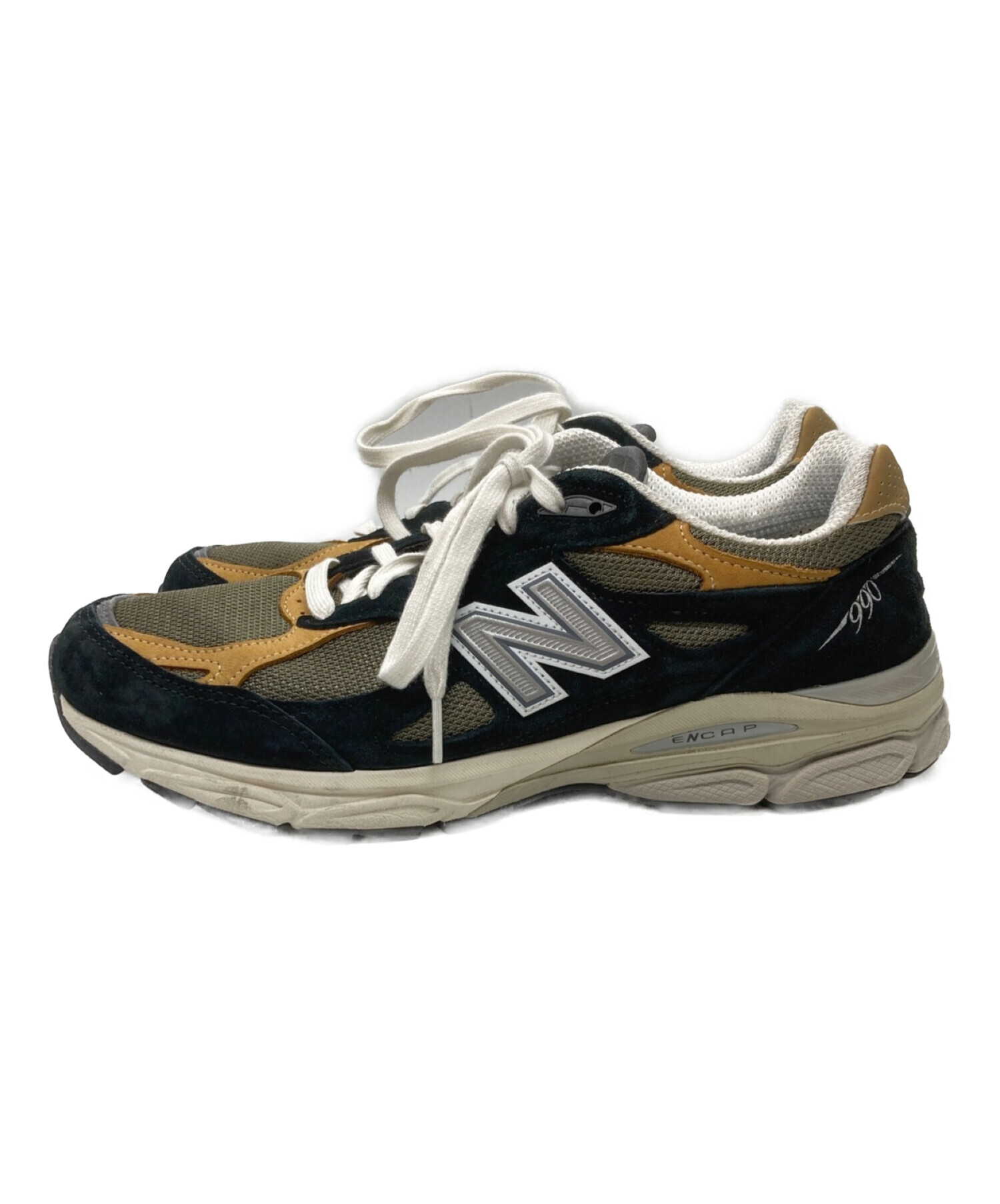 NEW BALANCE (ニューバランス) Made in USA 990 v3 BB3 ブラック×ブラウン サイズ:28