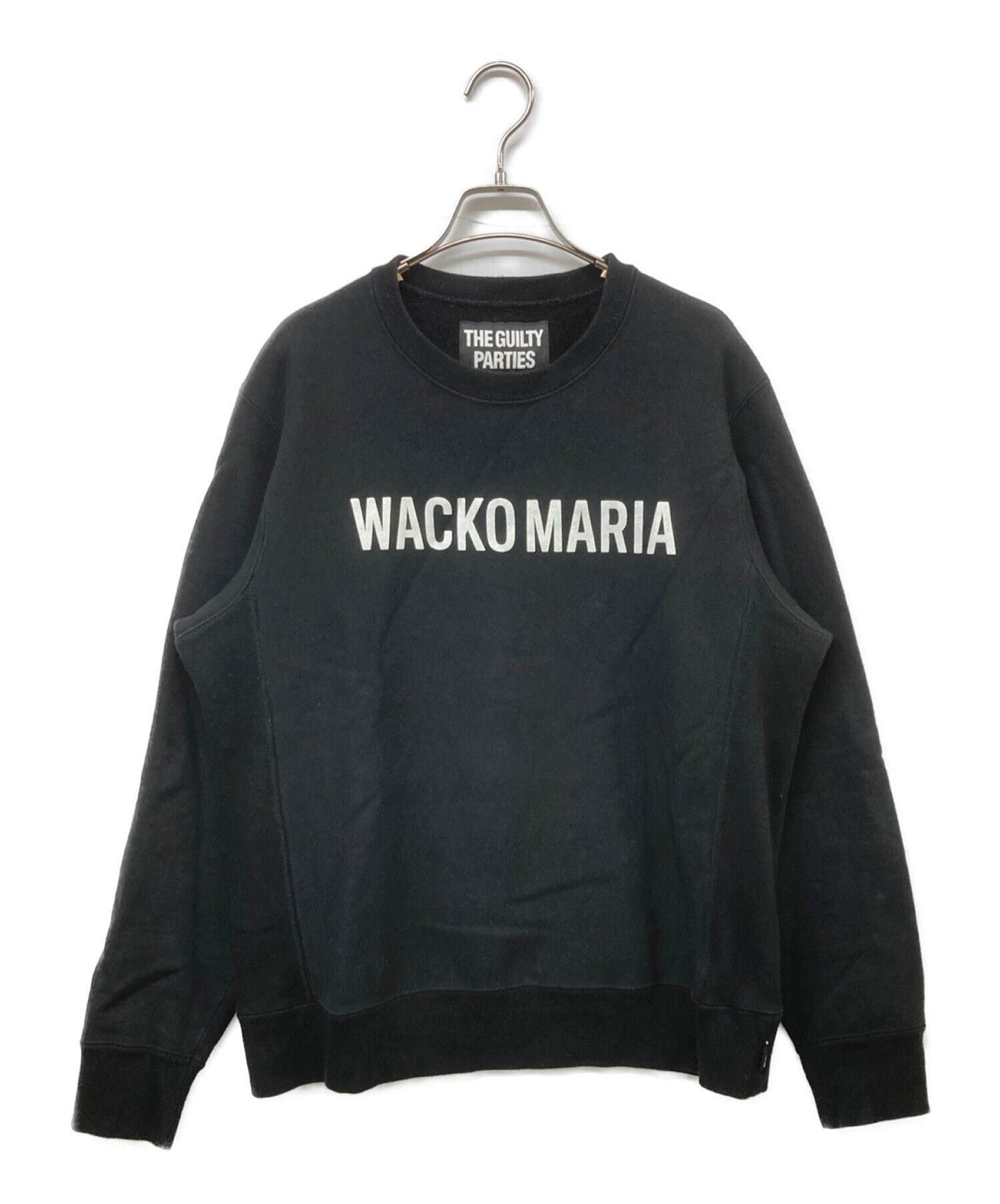 WACKO MARIA (ワコマリア) 22SS ヘビーウェイトロゴスウェット ブラック サイズ:M