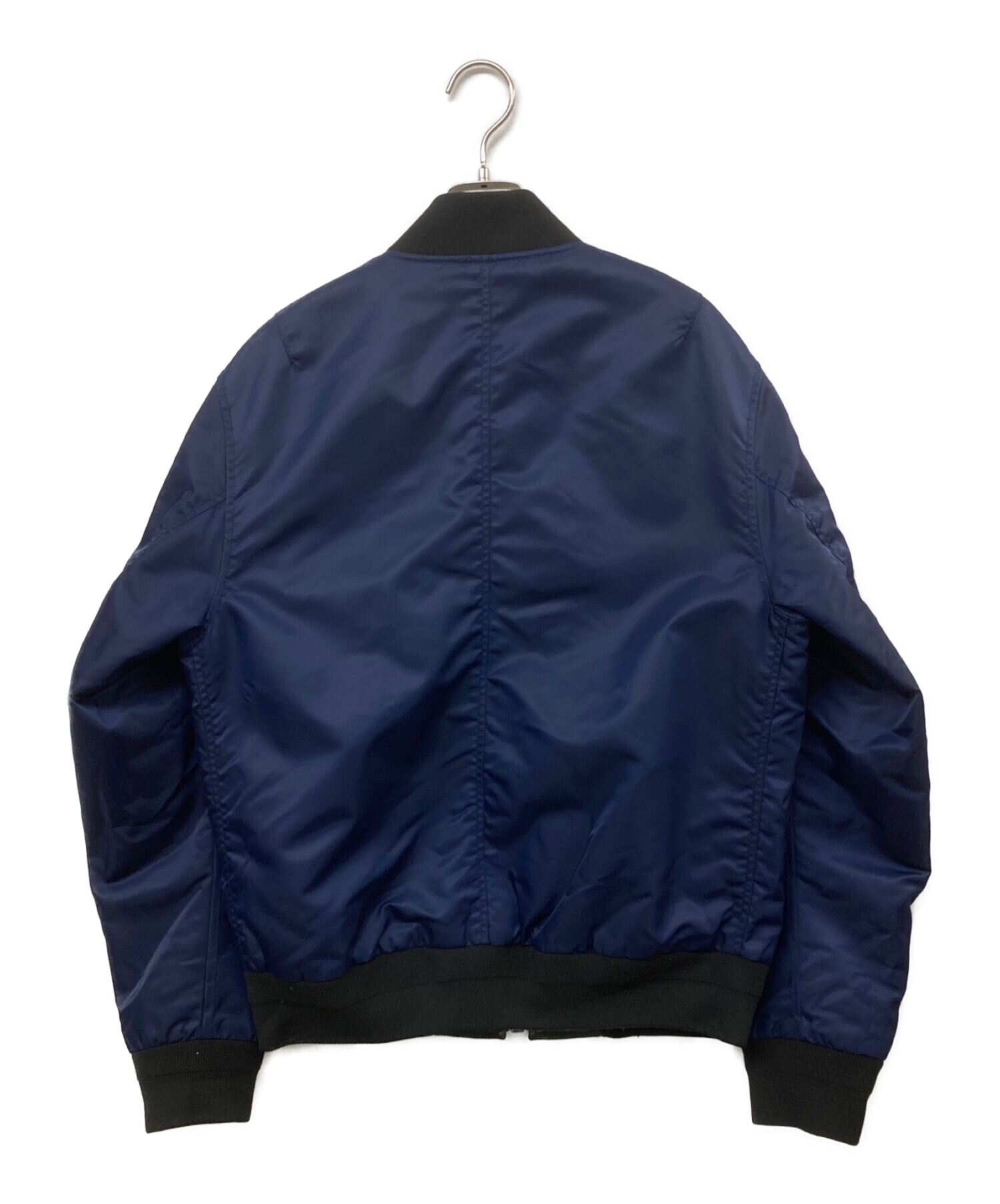 COACH (コーチ) ナイロンMA-1ジャケット ネイビー サイズ:M