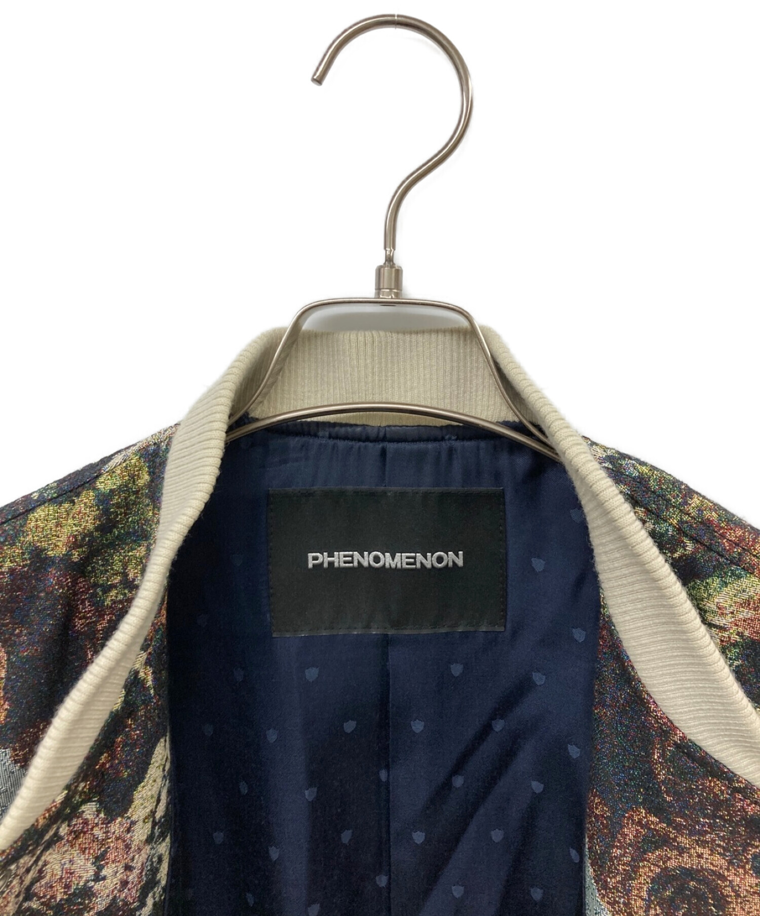 中古・古着通販】PHENOMENON (フェノメノン) レザー切替フラワー