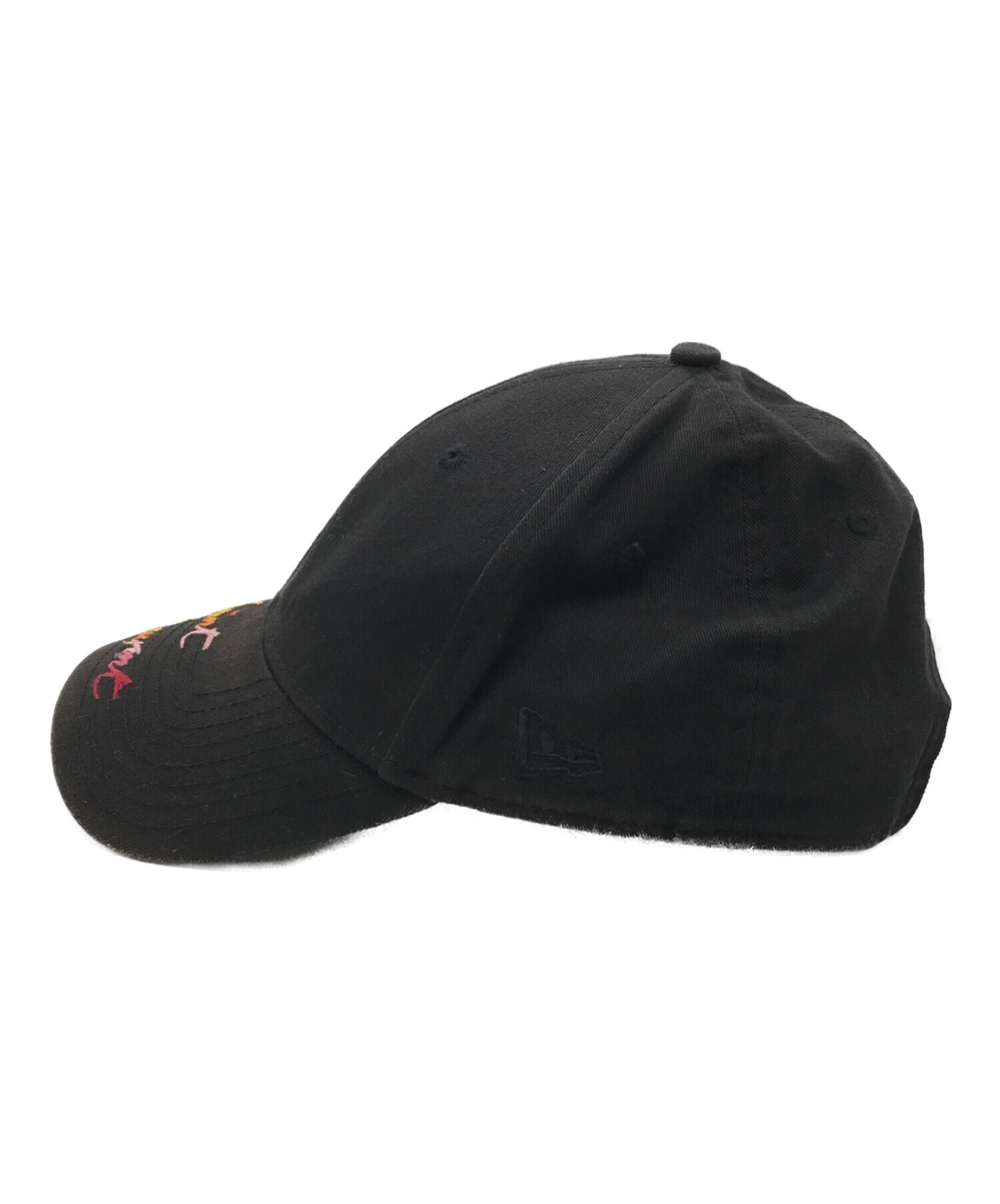 New Era (ニューエラ) Saint Laurent Paris (サンローランパリ) コラボロゴキャップ ブラック