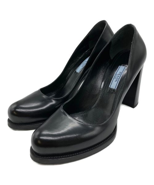 中古・古着通販】PRADA (プラダ) ヒールパンプス ブラック サイズ:38