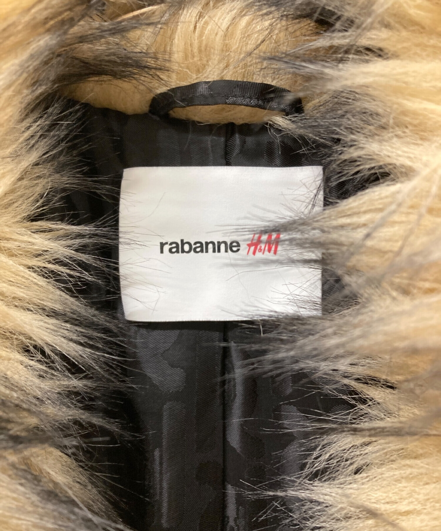 rabanne (ラバンヌ) H&M (エイチアンドエム) 23AW Fuzzy Coat ベージュ サイズ:S