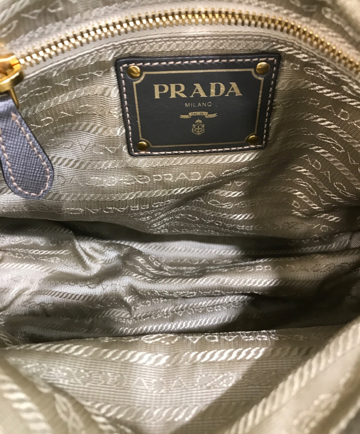 中古・古着通販】PRADA (プラダ) テスートナイロンショルダーバッグ