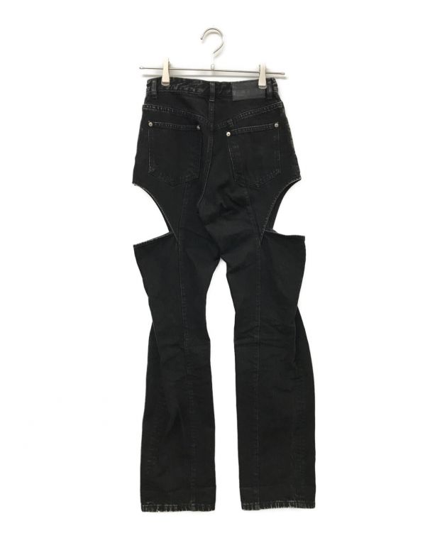 中古・古着通販】JOHN LAWRENCE SULLIVAN (ジョンローレンスサリバン) WASHED DENIM HOLLOWED OUT  PANTS ブラック サイズ:S｜ブランド・古着通販 トレファク公式【TREFAC FASHION】スマホサイト