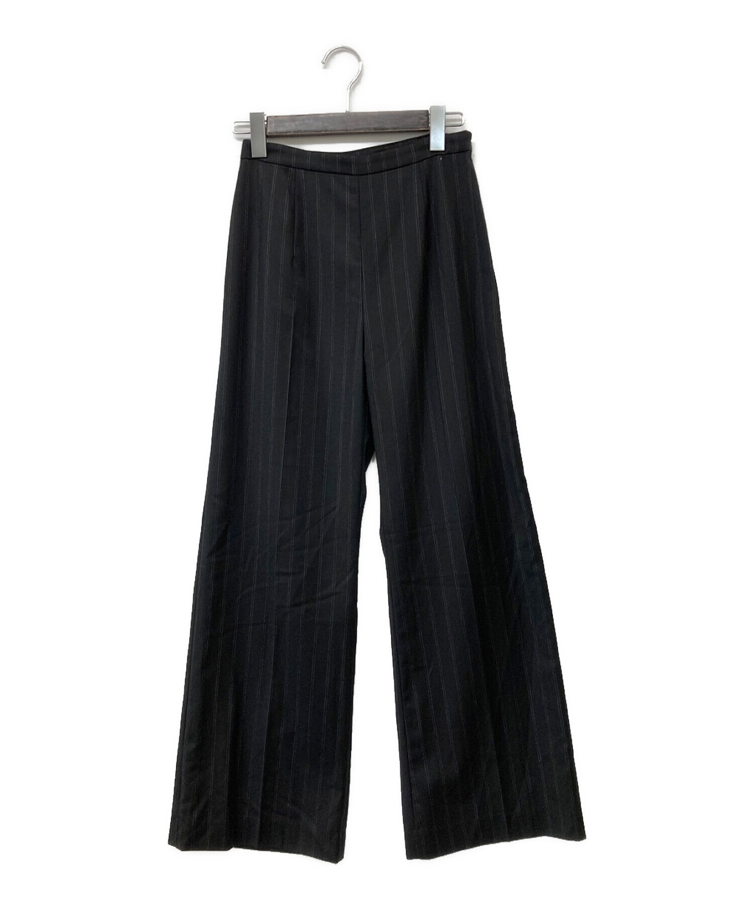 MAISON SPECIAL (メゾンスペシャル) 23AW Chambray Satin Layered Pants レイヤードパンツ ブラック  サイズ:36
