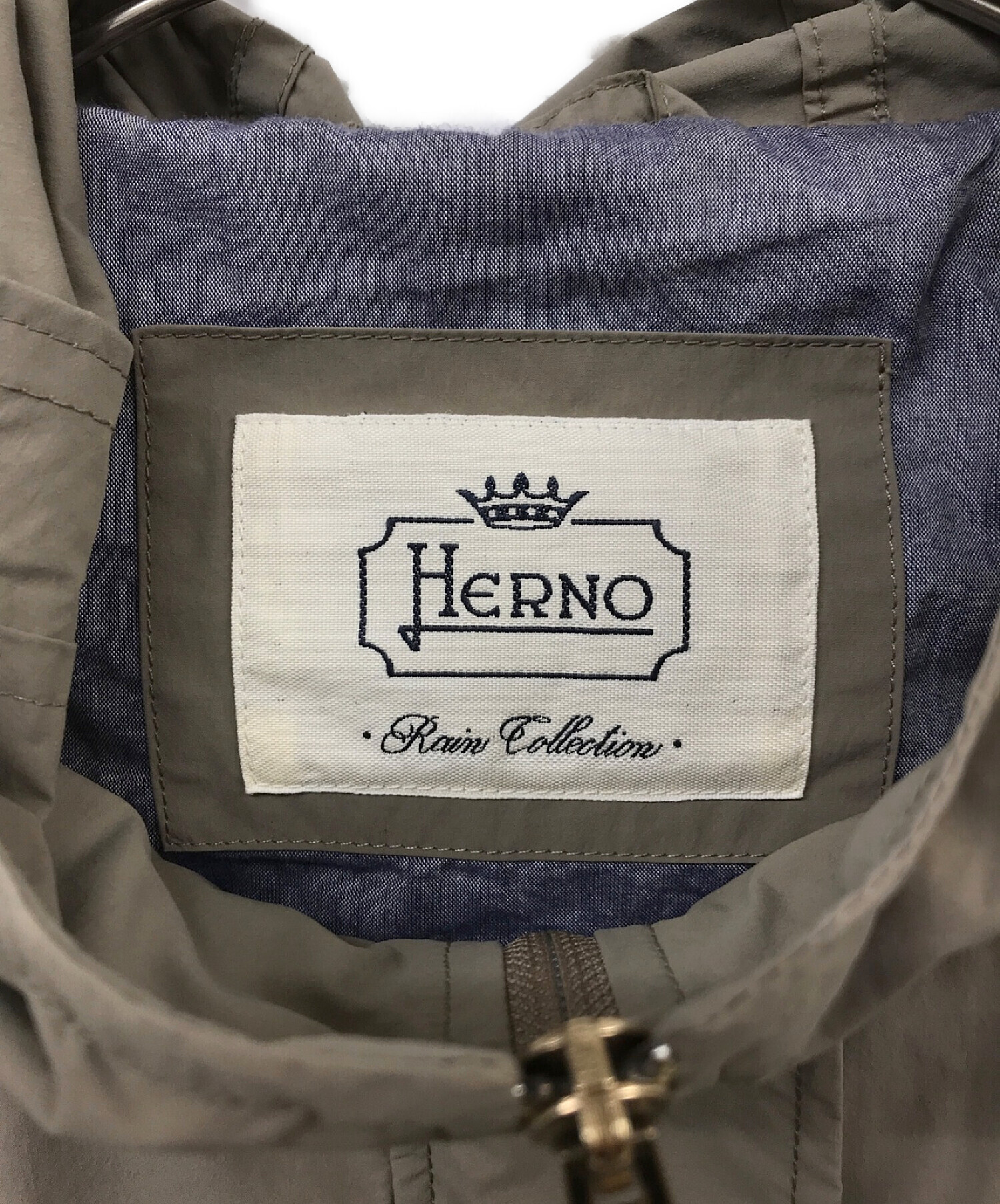 HERNO (ヘルノ) ナイロンモッズコート ベージュ サイズ:42