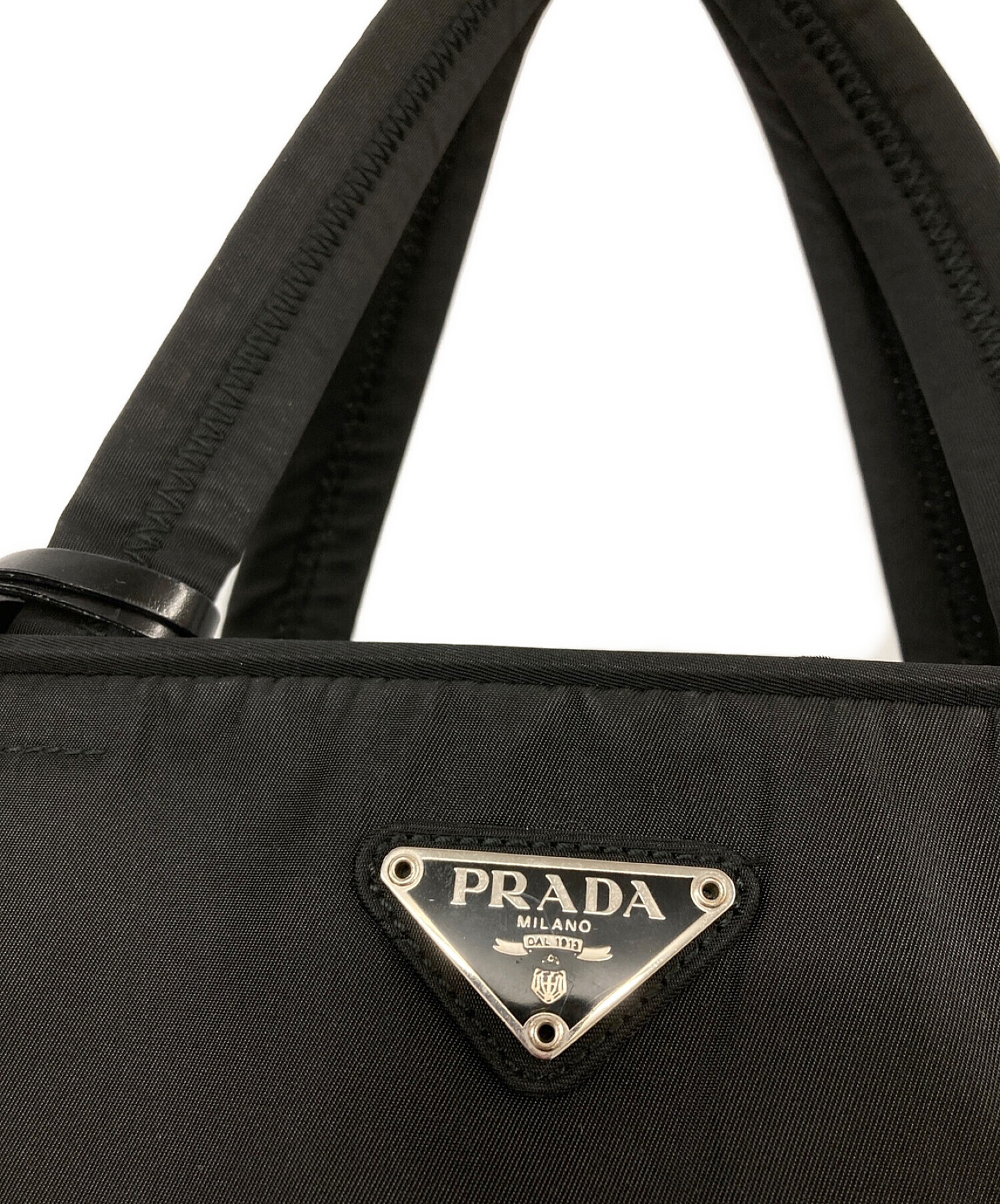 PRADA (プラダ) ナイロンハンドバッグ ブラック