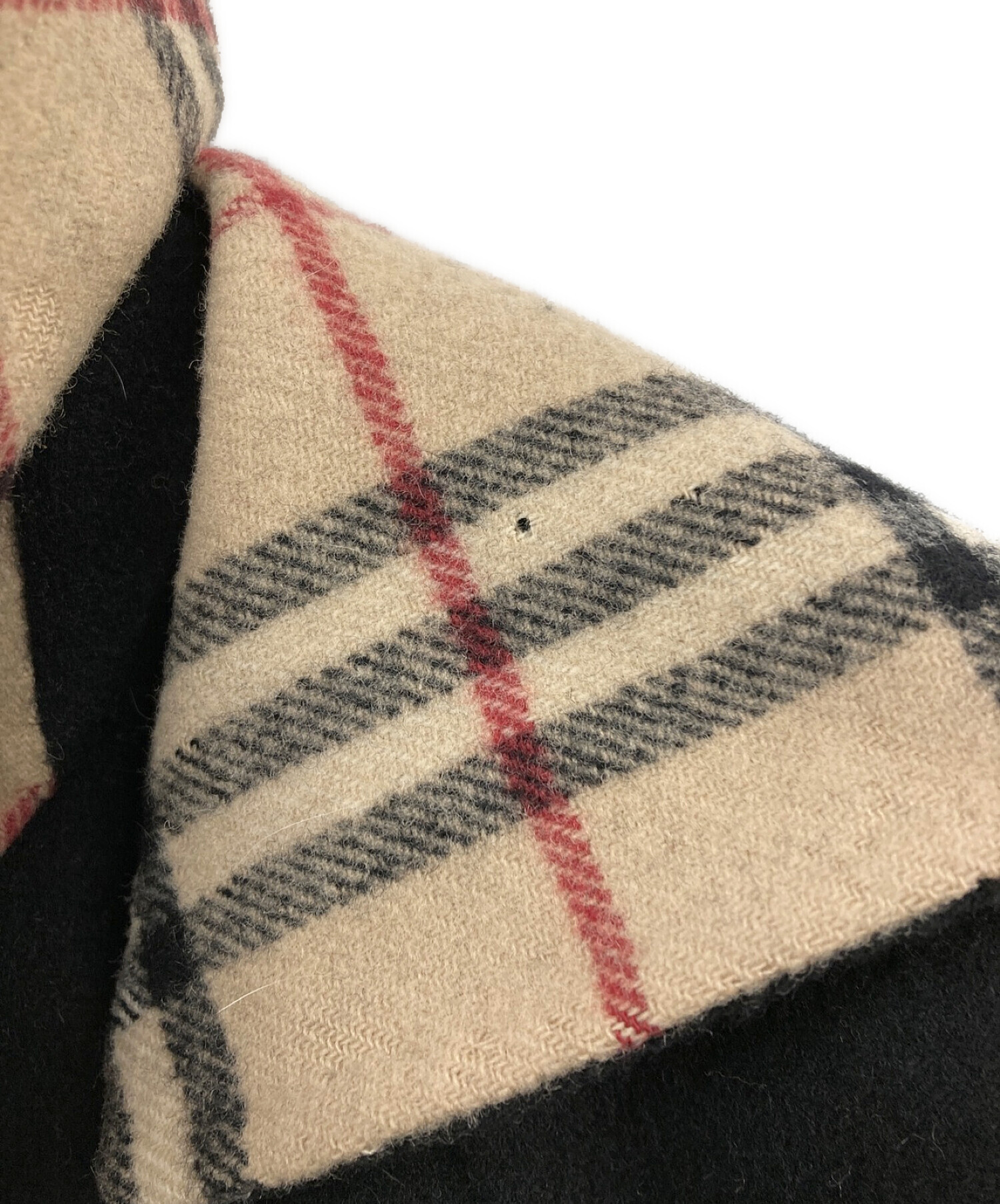 中古・古着通販】BURBERRY LONDON (バーバリー ロンドン) フード付裏地ノバチェックコート ブラック サイズ:13｜ブランド・古着通販  トレファク公式【TREFAC FASHION】スマホサイト