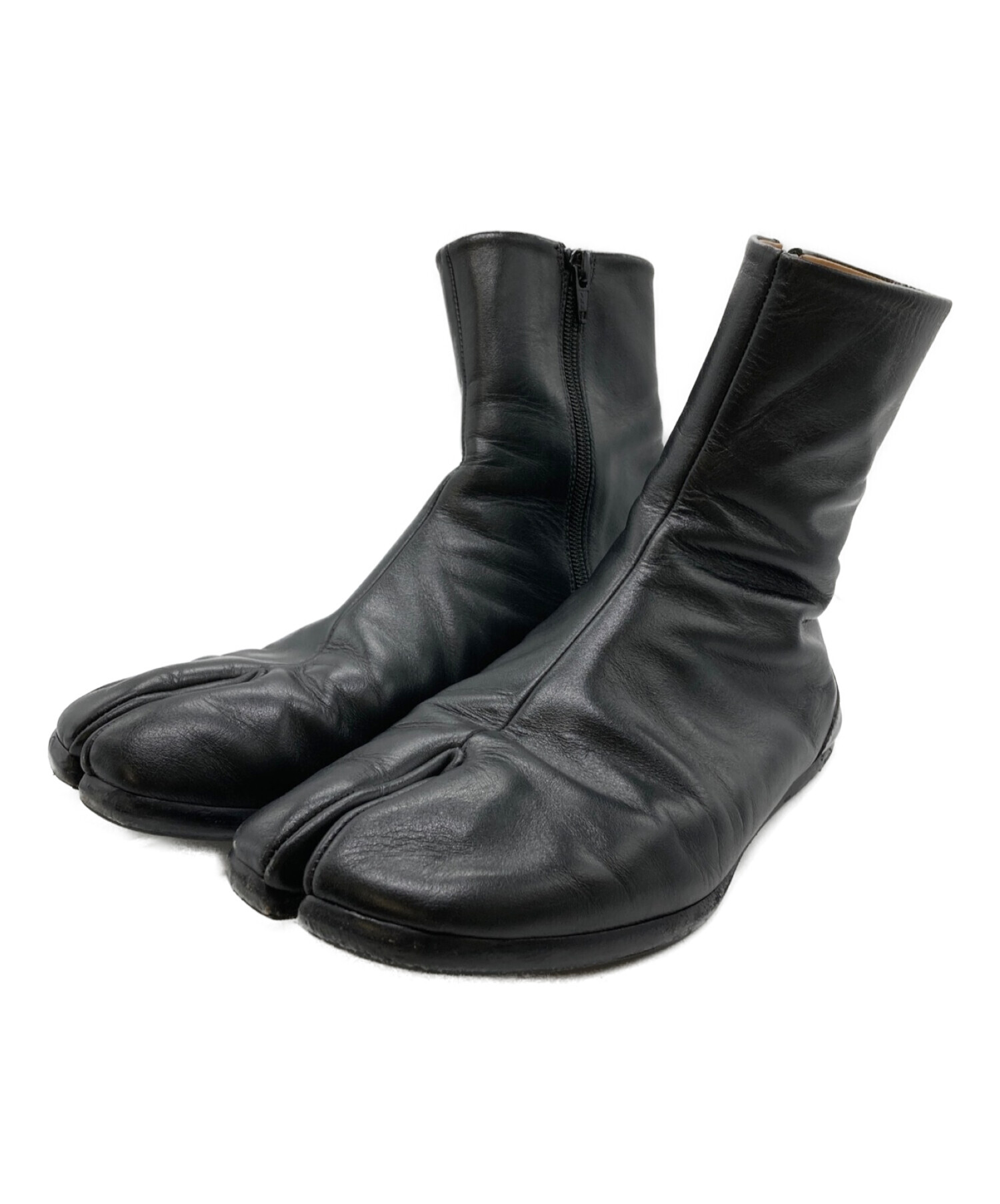 Maison Margiela (メゾンマルジェラ) 足袋フラットブーツ ブラック サイズ:41