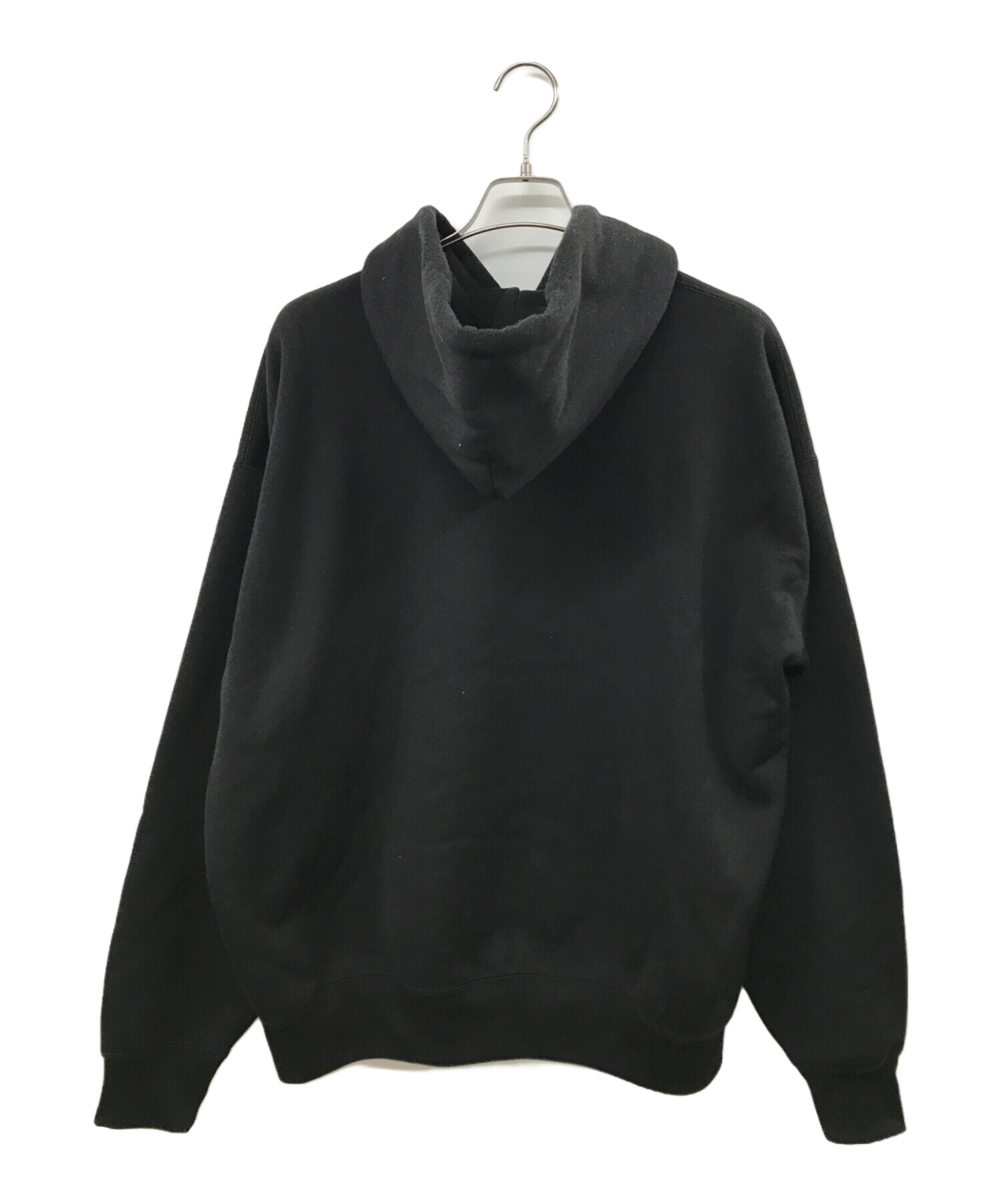 AURALEE (オーラリー) BAGGY POLYESTER SWEAT P/O PARKA ブラック サイズ:5