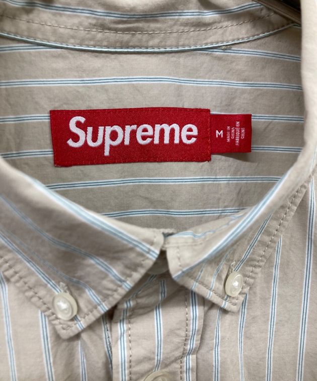 SUPREME (シュプリーム) 23AW Loose Fit Stripe Shirt ベージュ サイズ:M