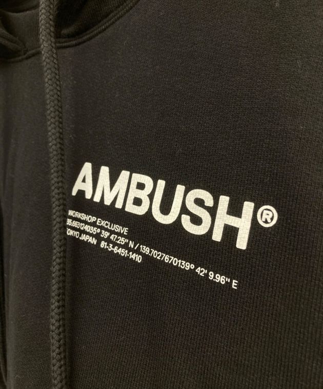 AMBUSH (アンブッシュ) WORKSHOP HOODIE ブラック サイズ:L