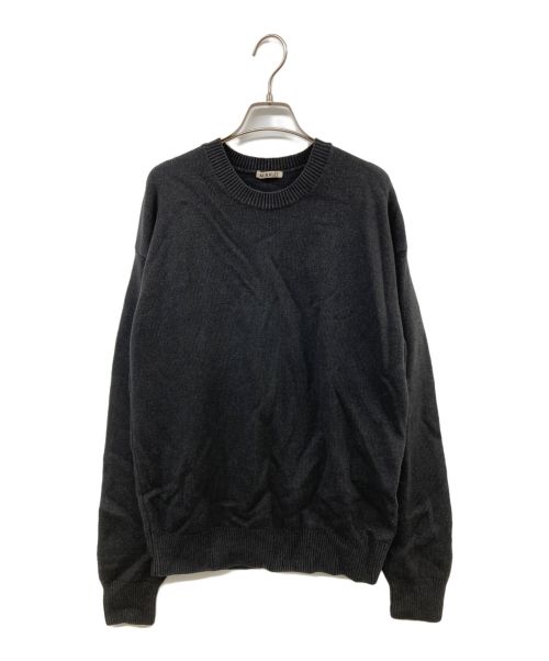 【中古・古着通販】AURALEE (オーラリー) 21AW FRENCH MERINO STONE WASHED KNIT P/O グレー サイズ:4｜ブランド・古着通販  トレファク公式【TREFAC FASHION】スマホサイト