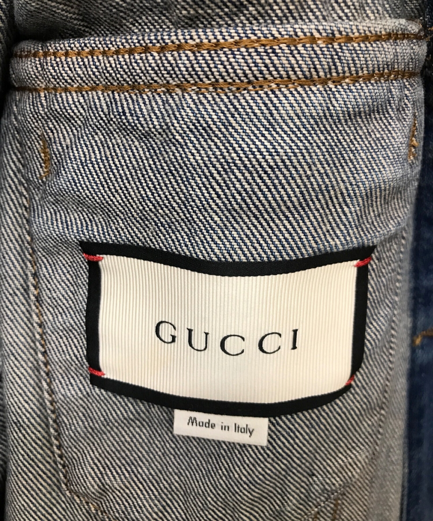 中古・古着通販】GUCCI (グッチ) フローラルデニムジャケット