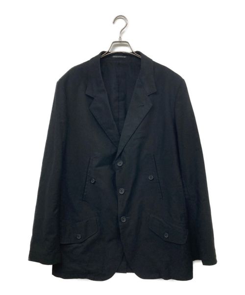 【中古・古着通販】Yohji Yamamoto pour homme (ヨウジヤマモト プールオム) 24SS WIDE TWILL R-4  POCKET 3 BUTTON JKT ブラック サイズ:3｜ブランド・古着通販 トレファク公式【TREFAC FASHION】スマホサイト