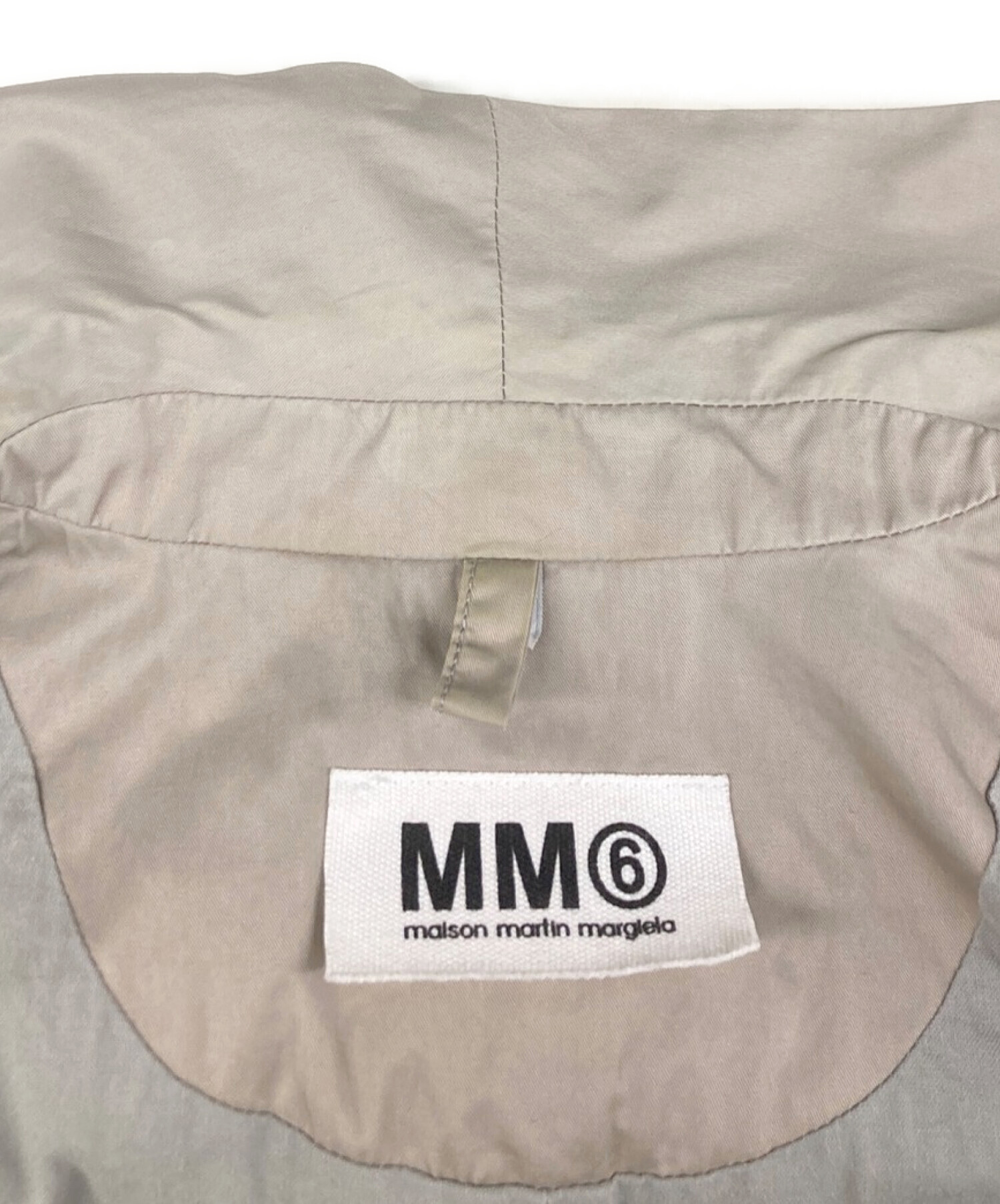 MM6 Maison Margiela (エムエムシックス メゾンマルジェラ) ここのえ期 1Bジャケット ベージュ サイズ:38