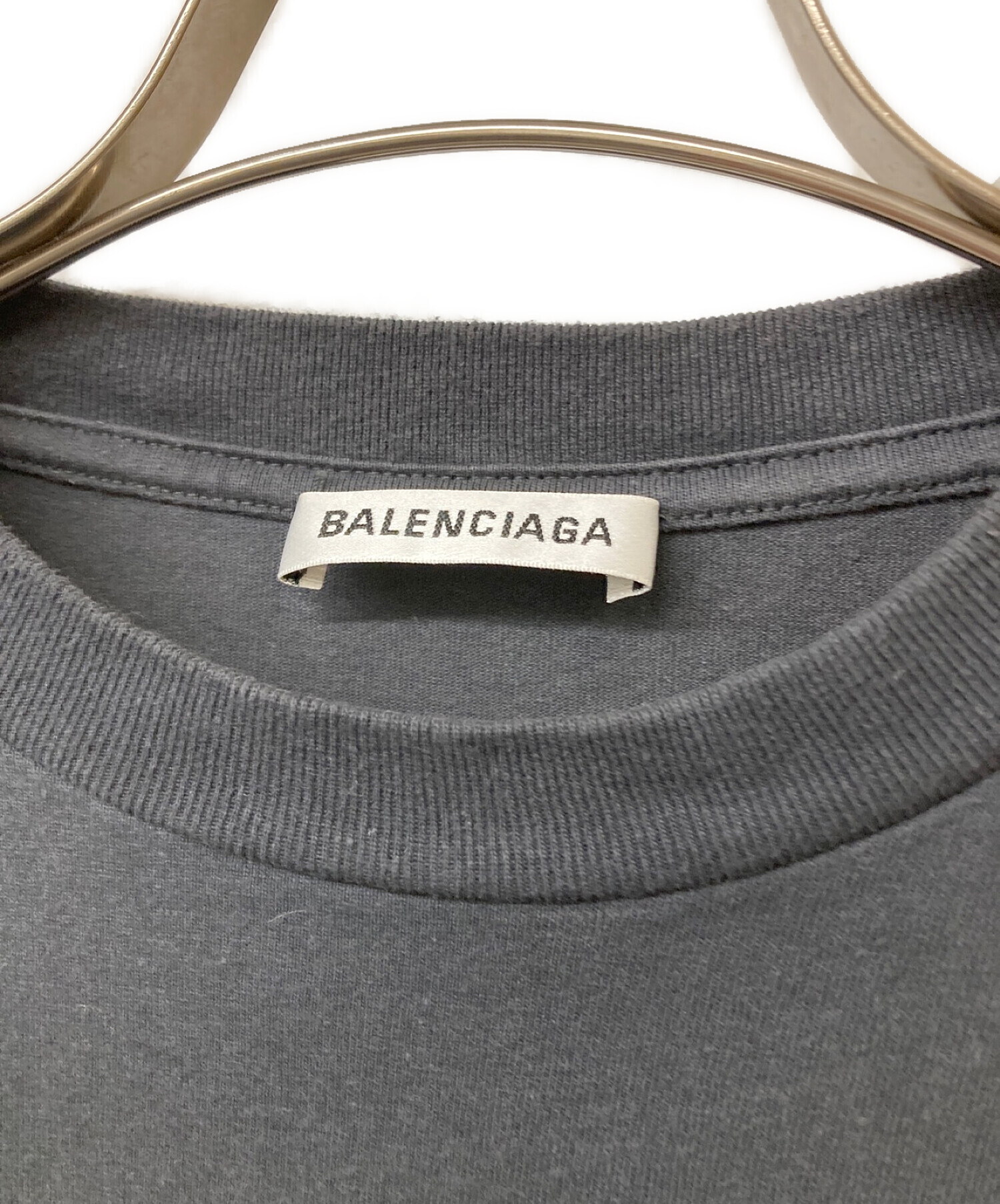 BALENCIAGA (バレンシアガ) アシンメトリーカットソーワンピース ブラック サイズ:ＸＳ