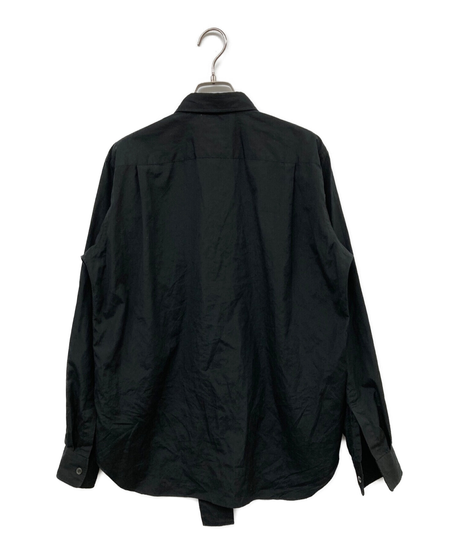 中古・古着通販】COMME des GARCONS HOMME PLUS (コムデギャルソンオムプリュス) AD2020 長袖シャツ ブラック  サイズ:Ｓ｜ブランド・古着通販 トレファク公式【TREFAC FASHION】スマホサイト