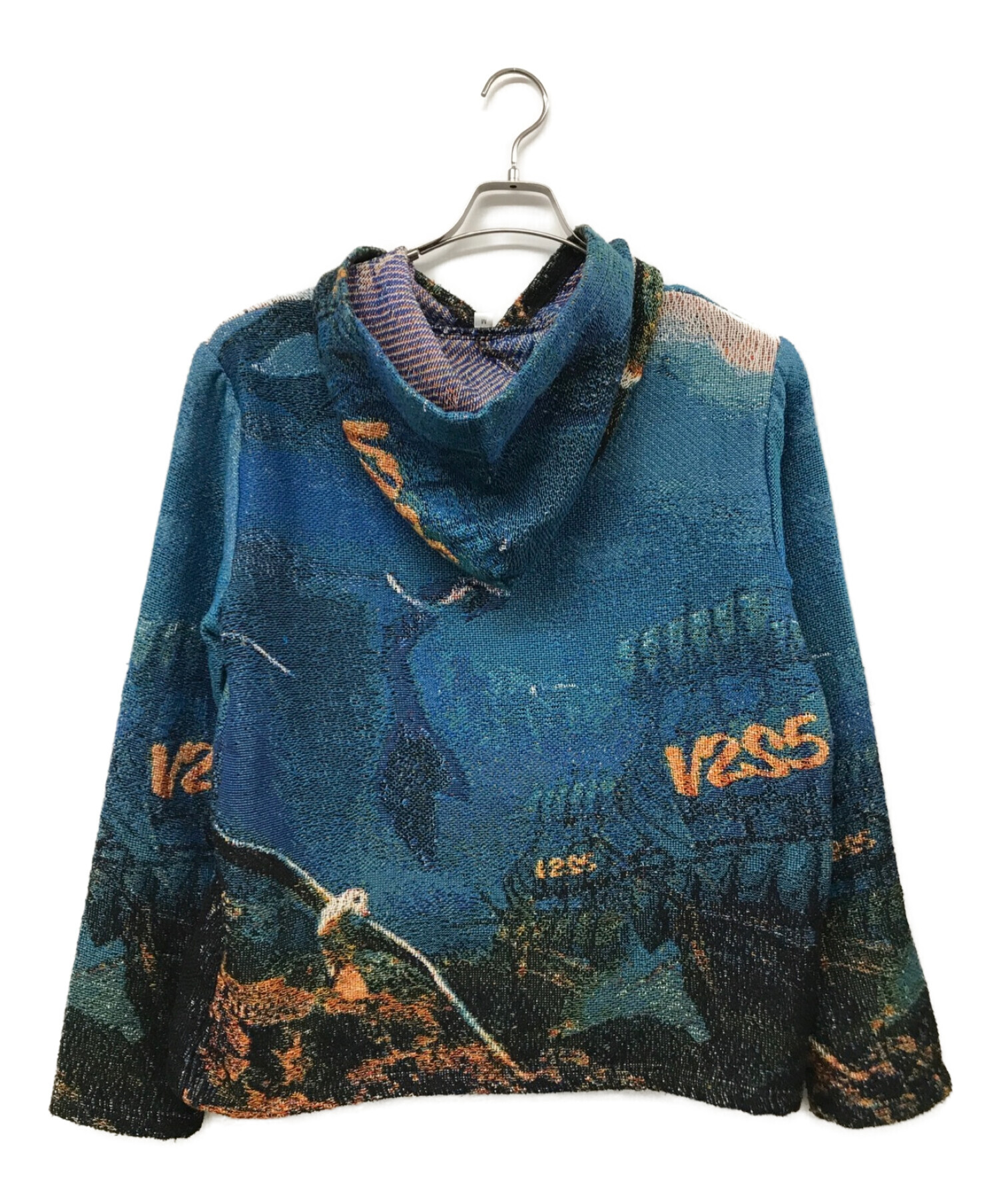 V2S5 (V2S5) “NEW DISCOVERIES” TAPESTRY HOODIE ブルー サイズ:Ｍ