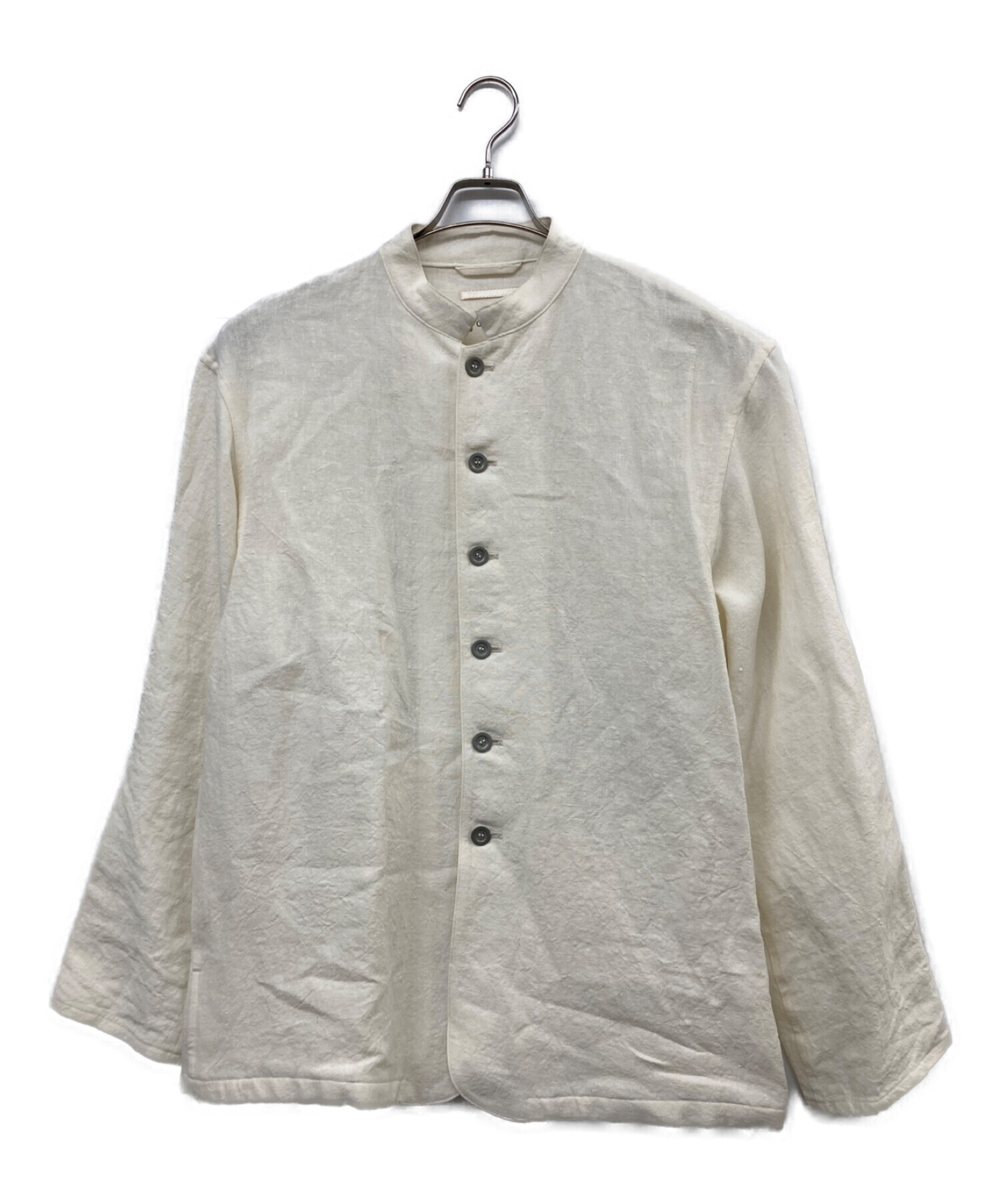 BLURHMS (ブラームス) Wash Linen Hospital Jacket アイボリー サイズ:3