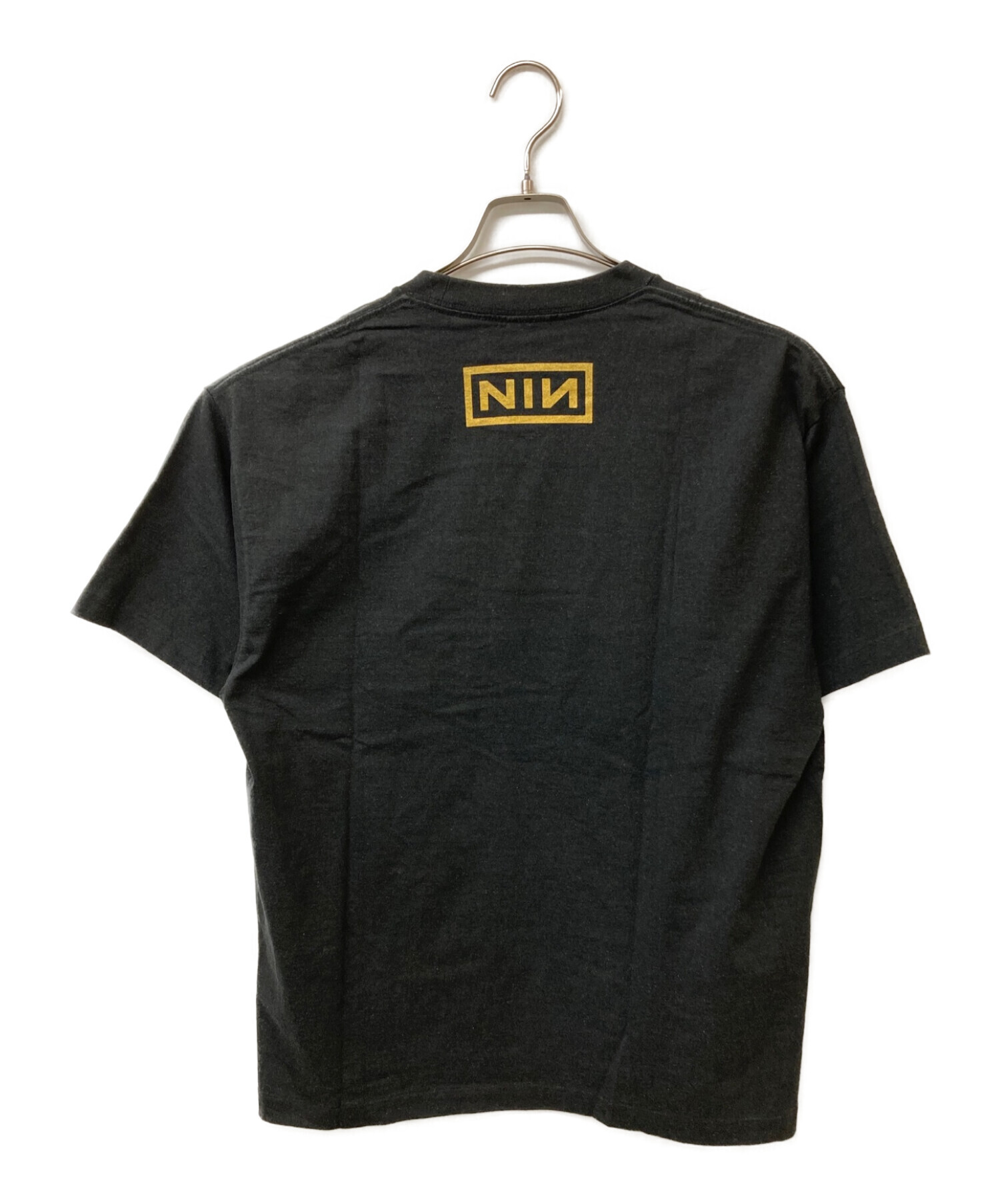 COMOLI (コモリ) NINE INCH NAILS (ナイン・インチ・ネイルズ) TRENT REZNOR LIVE PHOTO T-SHIRT  トレントレズナーフォトTシャツ ブラック サイズ:3 未使用品