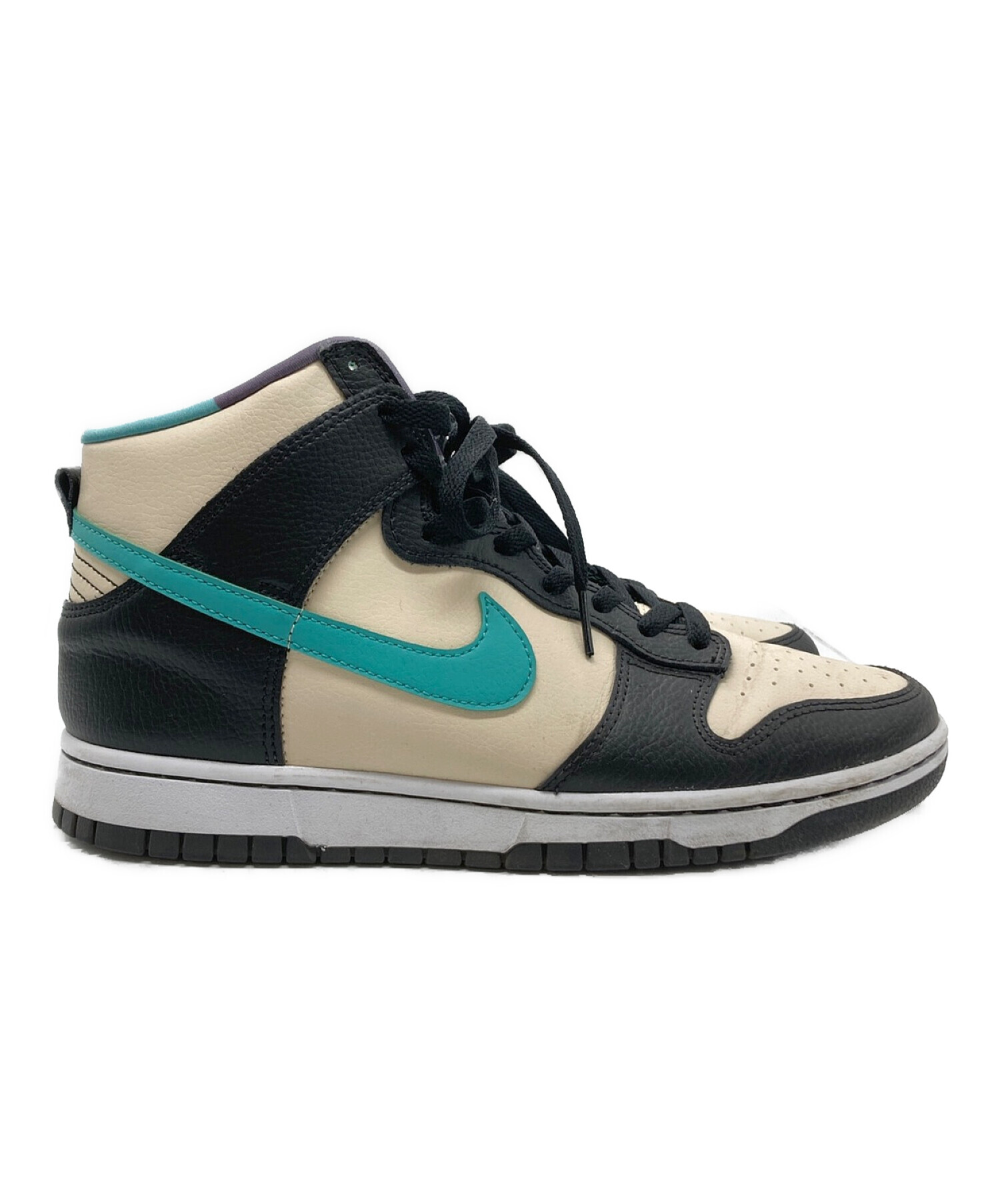 中古・古着通販】NIKE (ナイキ) DUNK HI RETRO EMB ブラック×ベージュ ...