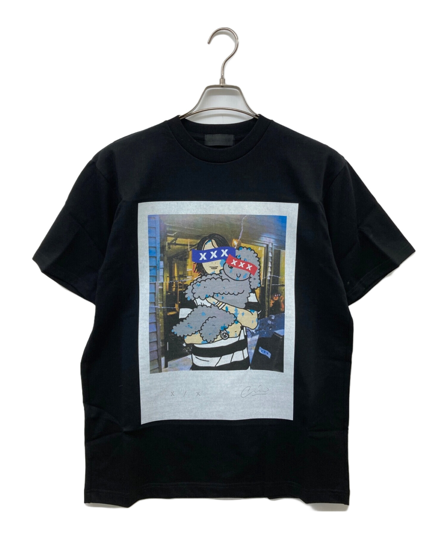 中古・古着通販】GOD SELECTION XXX (ゴットセレクショントリプルエックス) プリントTシャツ ブラック サイズ:S 未使用品｜ブランド・古着通販  トレファク公式【TREFAC FASHION】スマホサイト