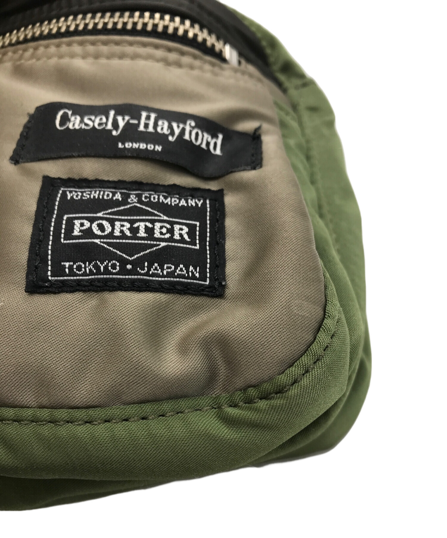 中古・古着通販】PORTER (ポーター) Casely-Hayford (ケイスリーヘイフォード) コラボウエストバッグ カーキ｜ブランド・古着通販  トレファク公式【TREFAC FASHION】スマホサイト