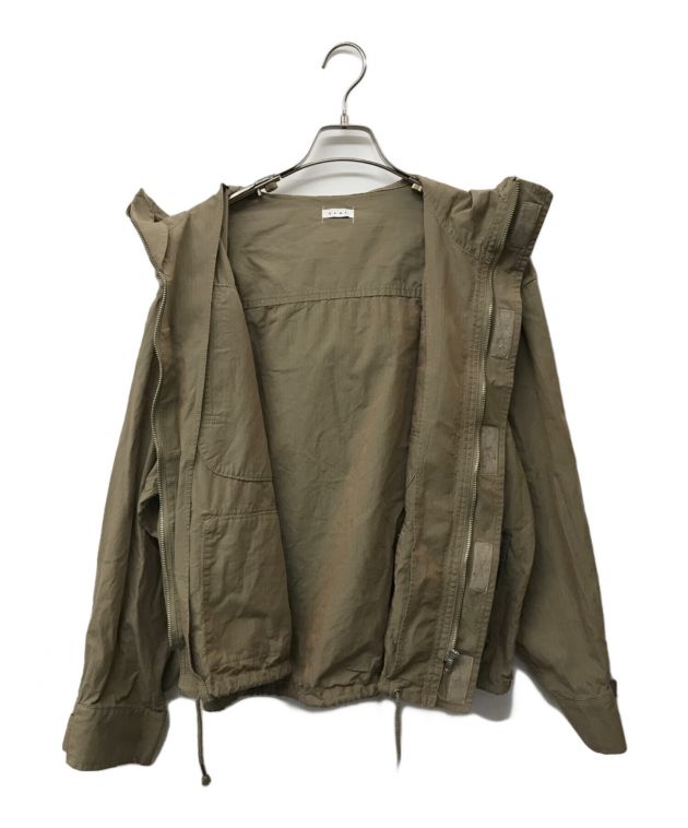 Name. (ネーム) COTTON RIPSTOP HOODED SHIRTS オリーブ サイズ:1