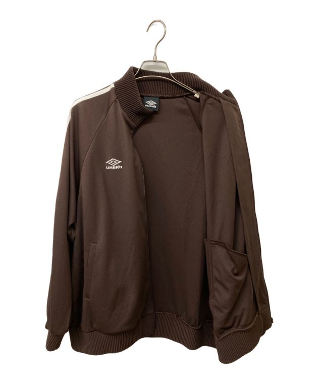 UMBRO (アンブロ) BELPER (ベルパー) M TO R (ムウトアール) JERSEY TRACK JACKET ブラウン サイズ:XL