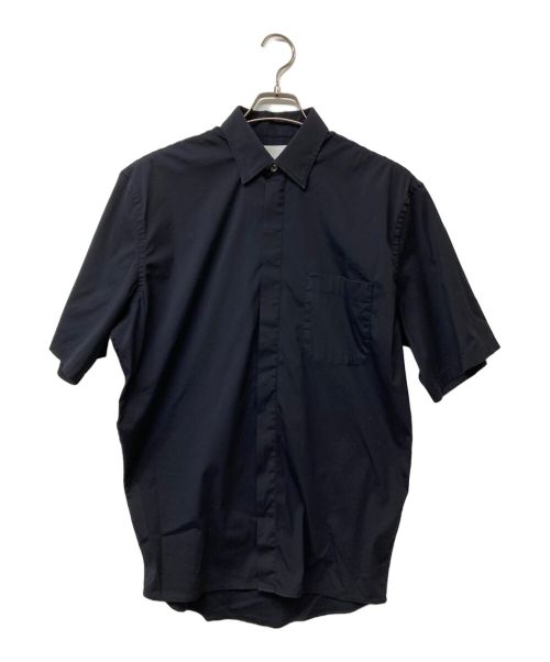 【中古・古着通販】Maison Margiela (メゾンマルジェラ) 10 corso como COMME des GARCONS ( ディエチコルソコモ・コムデギャルソン) コラボ半袖シャツ ネイビー サイズ:36｜ブランド・古着通販 トレファク公式【TREFAC  FASHION】スマホサイト