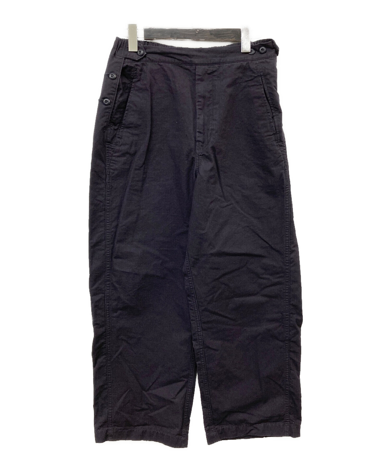 中古・古着通販】TapWater (タップウォーター) Cotton Ripstop Military Trousers ネイビー  サイズ:36｜ブランド・古着通販 トレファク公式【TREFAC FASHION】スマホサイト